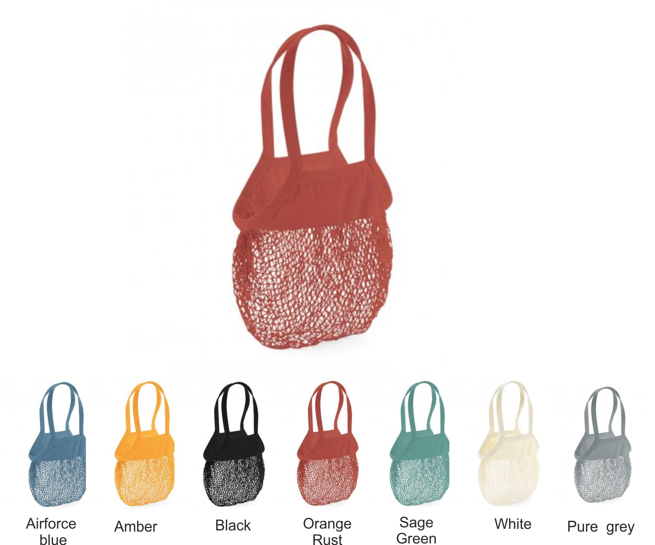 W150 Westford Mill Organic Cotton Mesh Grocery Bag  W150 Westford Mill Organic Cotton Mesh Grocery Bag